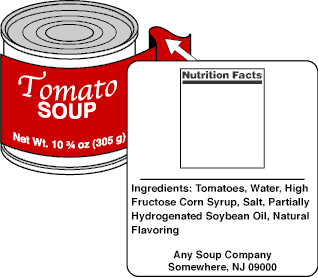 FDA ingredient list example